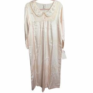 Vintage Barbizon Sleepwear Nightgown Cuddleskin Dress Size Small Baby Pink